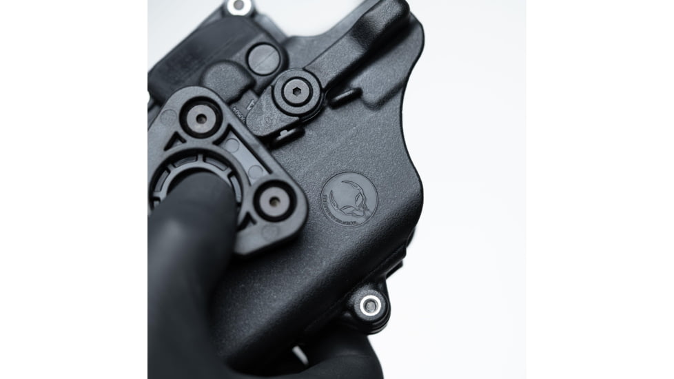 Alien Gear Holsters Rapid Force Polymer Level II OWB Paddle Holster, Sig P365XL/Sig P365XL Spectre Comp., Left Hand, Matte Black, Compact Light, R2-P-1006-BK-LH-CL-A0-B