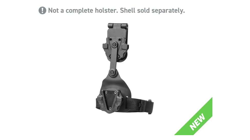 Alien Gear Holsters Rapid Force Swivel Drop Leg Expansion w/QDS, Black, One size, 193858754840