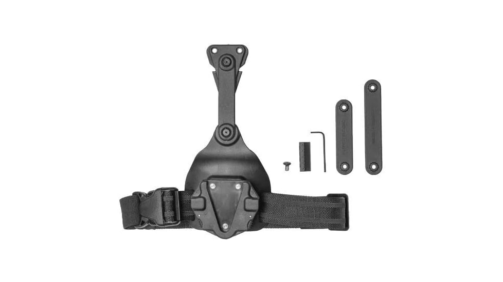 Alien Gear Holsters Rapid Force Swivel Drop Leg Expansion w/QDS, Black, One size, 193858754840
