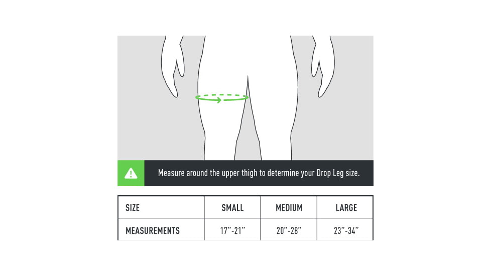 Alien Gear Holsters Shape Shift Expansion Drop Leg, Small, SSEPDL-S-D