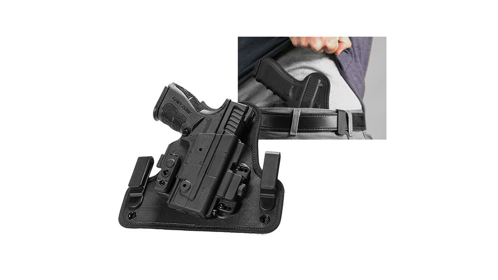 Alien Gear Holsters ShapeShift IWB Holster, Springfield XD Subcompact 3in Barrel, Left Hand, Black, SSIW-0186-LH-XXX-D
