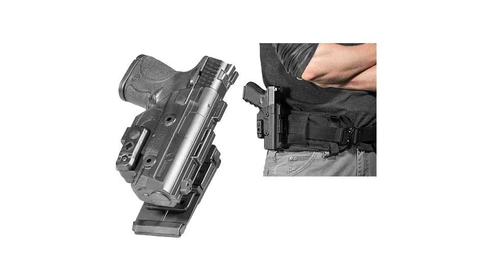 Alien Gear Holsters ShapeShift MOLLE Holster , Sig P365/P365SAS, Right, Black, One size, 193858361116