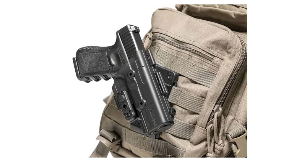 Alien Gear Holsters ShapeShift MOLLE Holster , Sig P365/P365SAS, Right, Black, One size, 193858361116