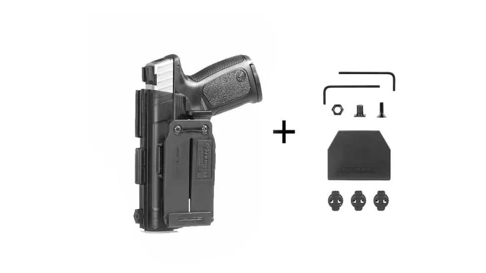 Alien Gear Holsters ShapeShift MOLLE Holster , Sig P365/P365SAS, Right, Black, One size, 193858361116