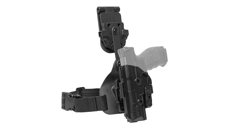Alien Gear Holsters ShapeShift Swivel Drop Leg Holster, SIG P320, Left Hand, Black, SSSD-0691-LH-D