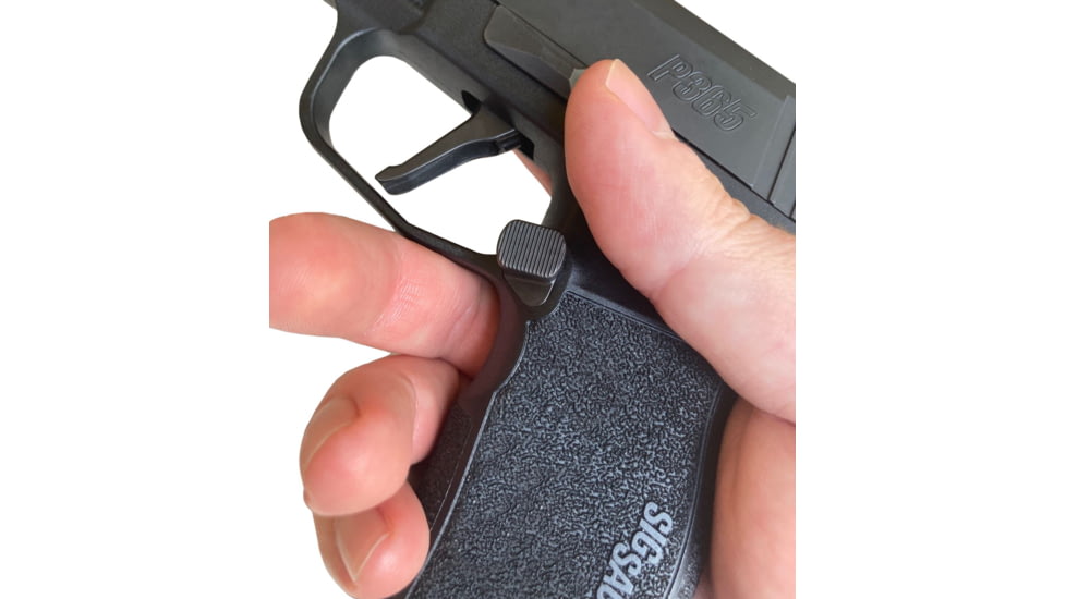 Align Tactical P365 OFFSET Extended Magazine Release, Black, 4212022