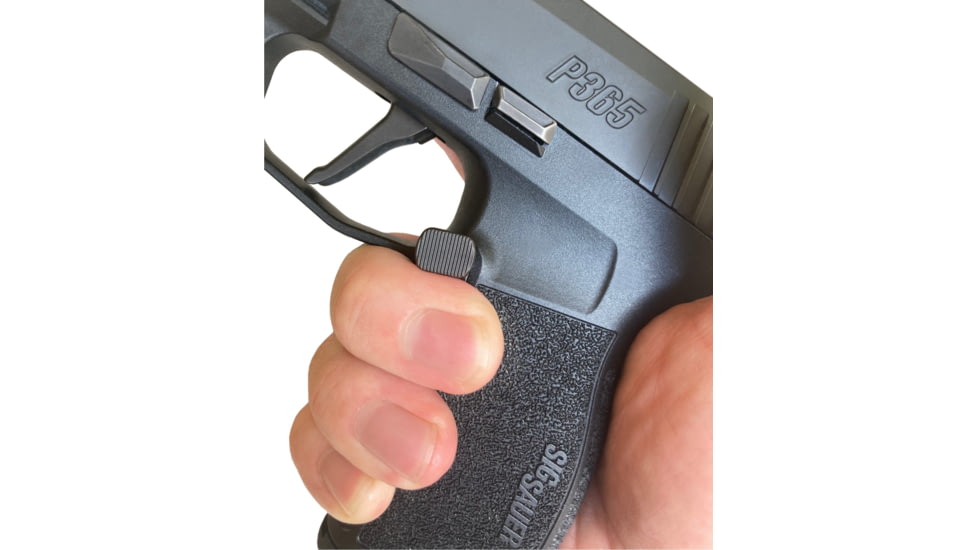 Align Tactical Offset SIG Sauer P365 Extended Magazine Release, Right Hand, Black, 4212022