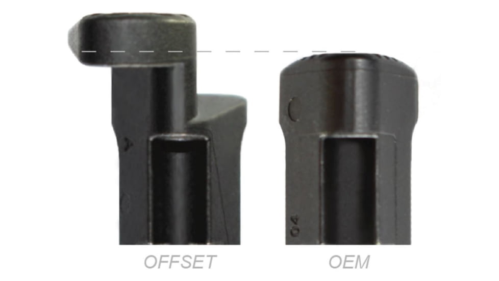 Align Tactical SIG Sauer P320 Offset Extended Magazine Release, Left-Handed, Black, 112223