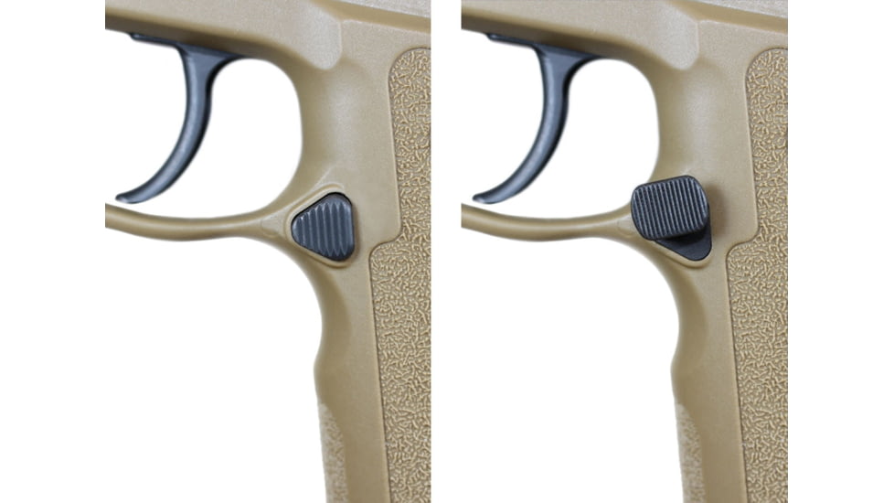 Align Tactical Offset SIG Sauer P320 Extended Magazine Release, Left Hande, Black, 112223