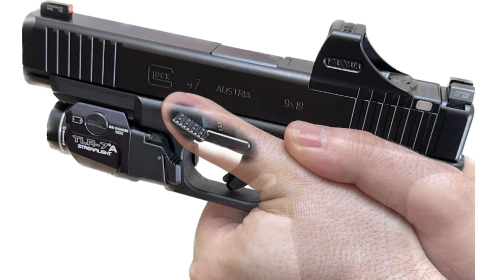 Align Tactical Thumb Rest Trigger Pin, Glock 43/43X/48, Slimline, Black, 102024