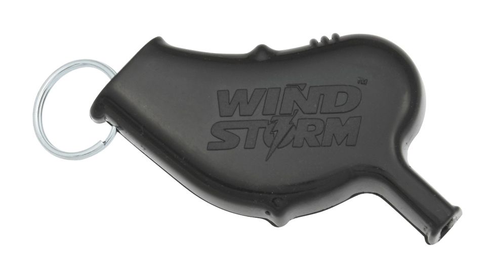 All Weather Safety Whistle Wind Storm Safety Whistle., Black AW5BK