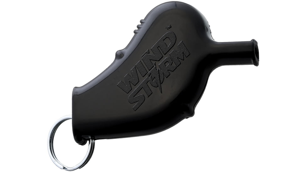 All Weather Safety Whistle Windstorm Safety Whistle Blk