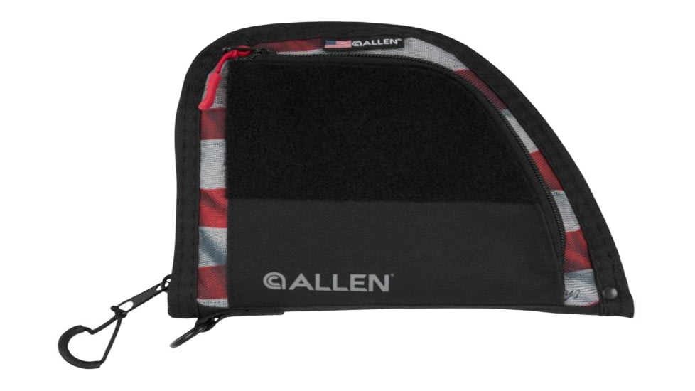 Allen Victory Sidearm Taper Pistol Case, 2 Handguns, Red/White/Blue, 1127