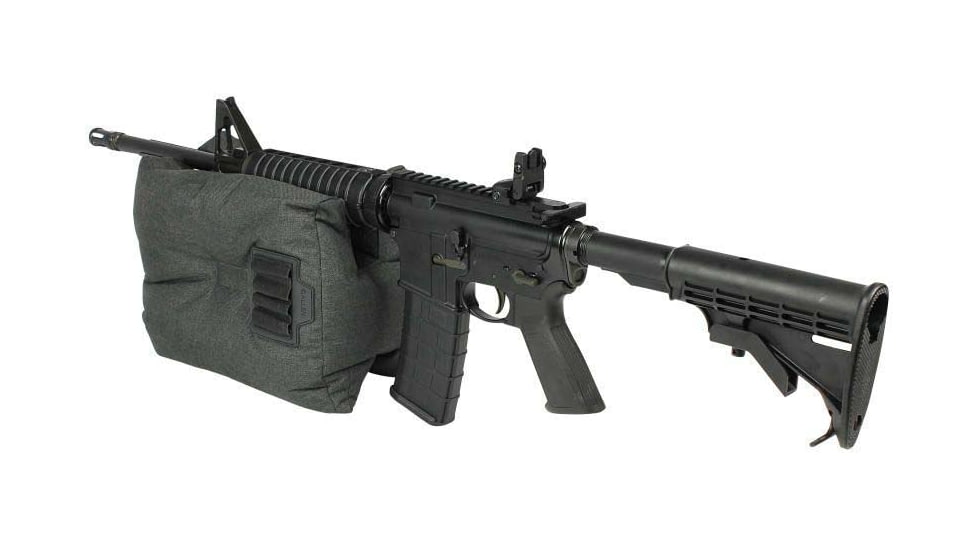 Allen 18416 Eliminator Shooting Rest Prefilled Front Bag Made Of Gray Polyester,