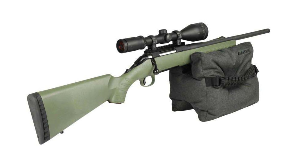 Allen 18416 Eliminator Shooting Rest Prefilled Front Bag Made Of Gray Polyester,