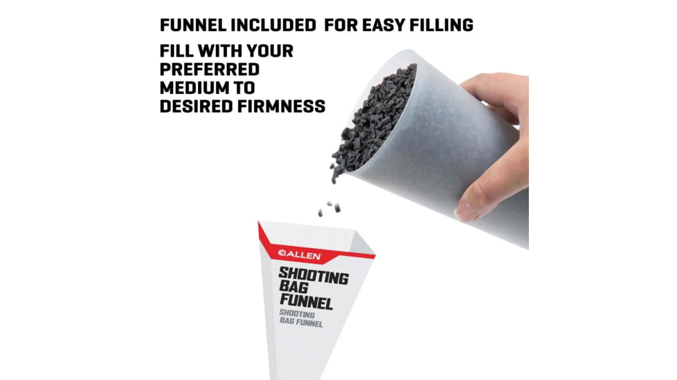 ALLEN 18419 FRONT/REAR SHOOTING BAG COMBO UNFILLED