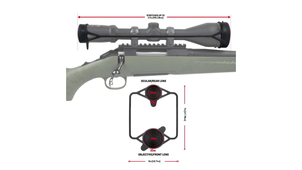 ALLEN 20174 DOUBLE COVER STRETCH SCOPE COVER LG