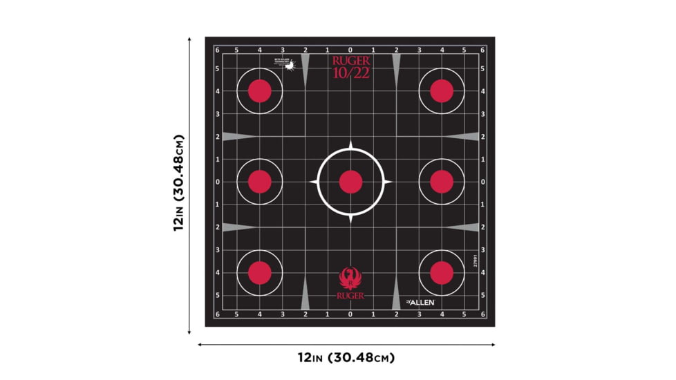 ALLEN 28001 RUGER SPLASH ADHESIVE TARGET KIT 10/22