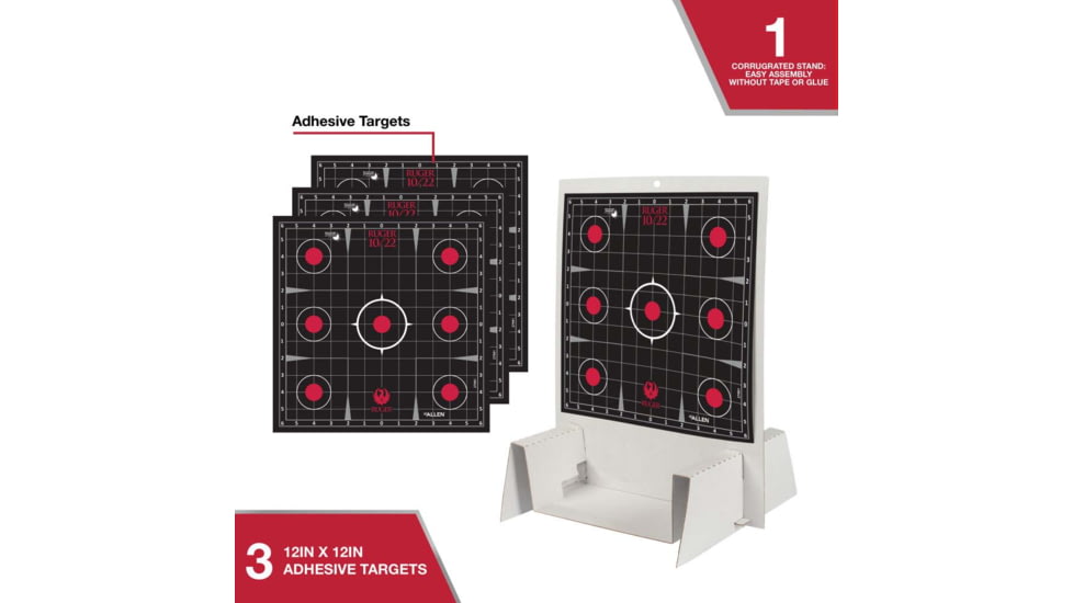 ALLEN 28001 RUGER SPLASH ADHESIVE TARGET KIT 10/22