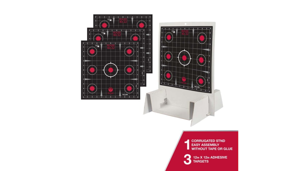 ALLEN 28001 RUGER SPLASH ADHESIVE TARGET KIT 10/22