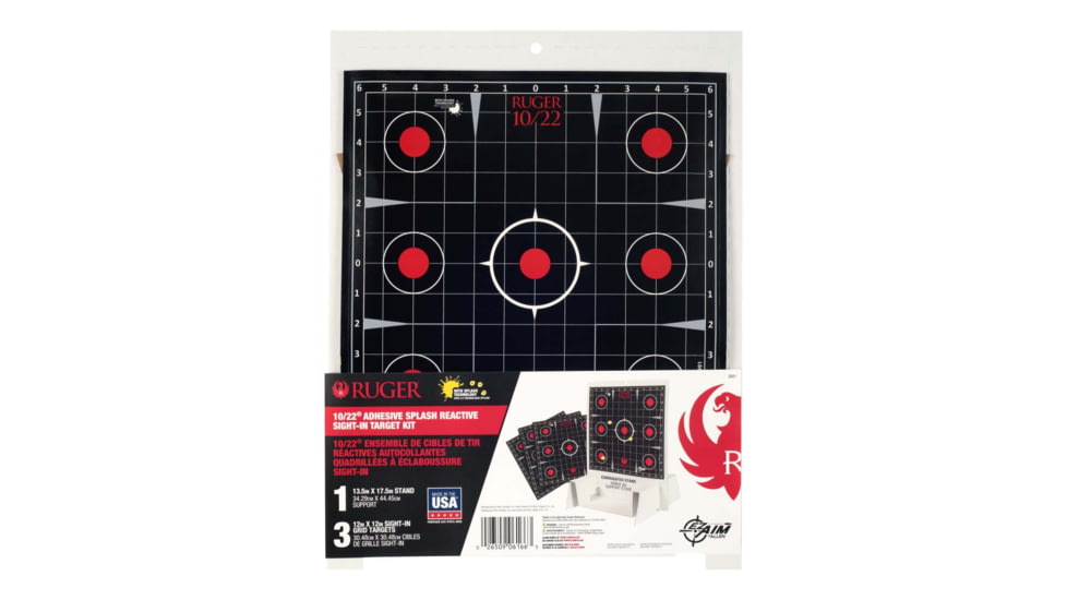 ALLEN 28001 RUGER SPLASH ADHESIVE TARGET KIT 10/22