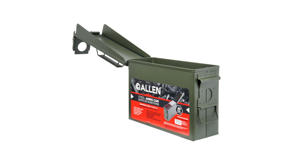 Allen 30 Cal Steel Ammo Can, Olive Green, 5930