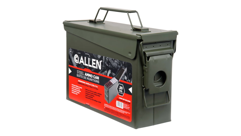 Allen 30 Cal Steel Ammo Can, Olive Green, 5930