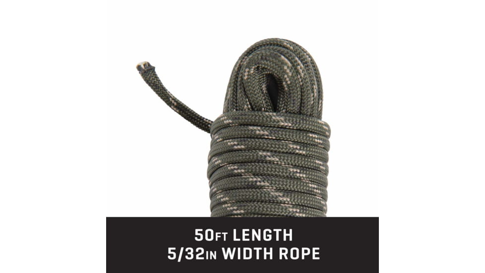 Allen 32 Carrier Diamond Braided Rope 50Ft , 5907