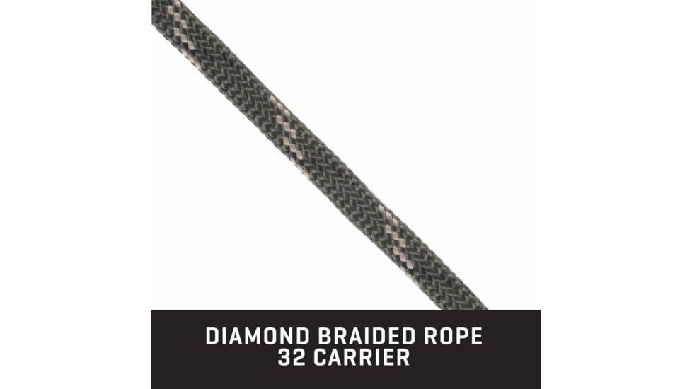 Allen 32 Carrier Diamond Braided Rope 50Ft , 5907