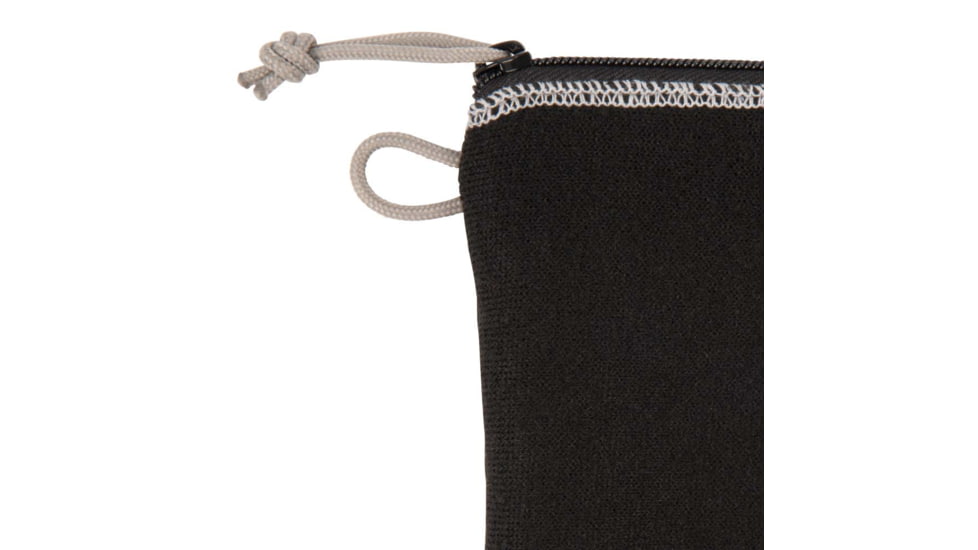 Allen 3628 Pistol Pouch Made Of Black Polyester With Lockable Zippers, ID Label