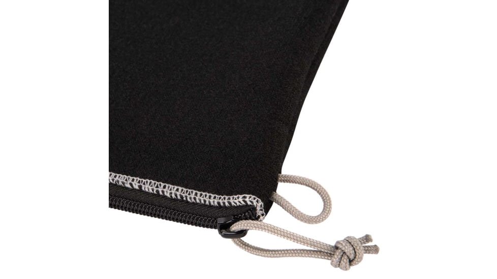 Allen 3628 Pistol Pouch Made Of Black Polyester With Lockable Zippers, ID Label