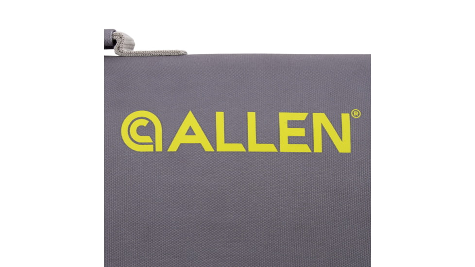 Allen 45in Riprap Spin Fishing Rod Case, Fits 2-Piece, 6 to 7-Foot Fishing Rods, Gray/Lime, 6363