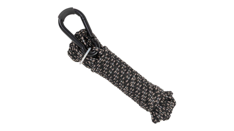 Allen 7248 Reflective Hoist Rope Black 25 Long