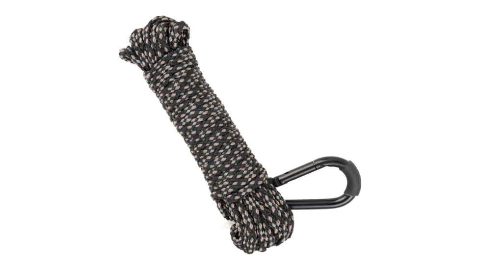 Allen 7248 Reflective Hoist Rope Black 25 Long