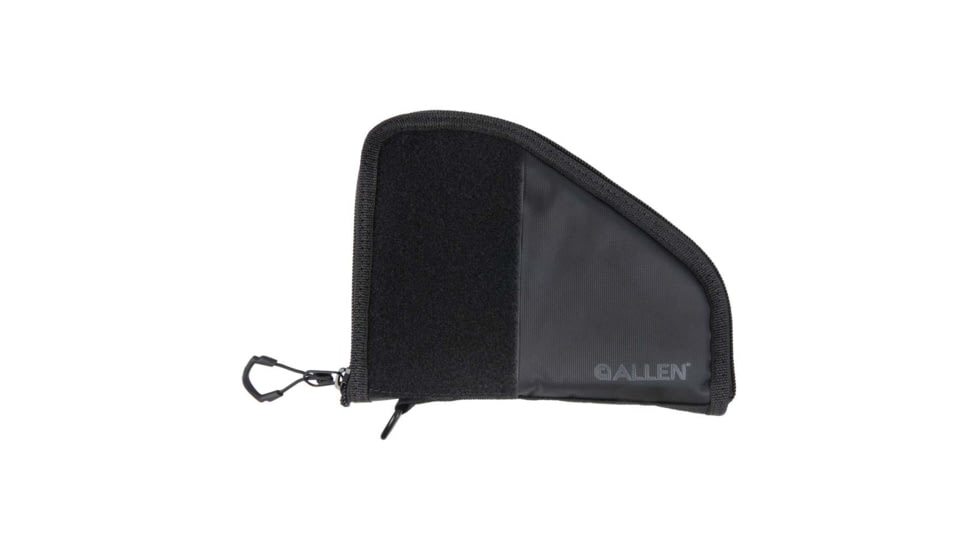 ALLEN 78-7 PISTOL CASE W/MAG POUCH COMPACT BLK