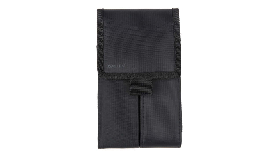 ALLEN 78-7 PISTOL CASE W/MAG POUCH COMPACT BLK