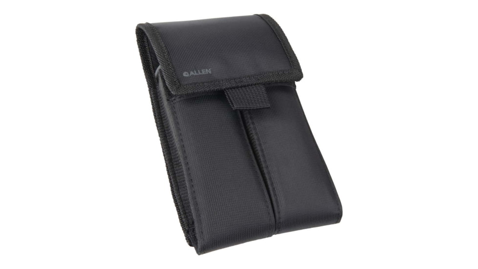 ALLEN 78-9 PISTOL CASE W/MAG POUCH FULLSIZE BLK