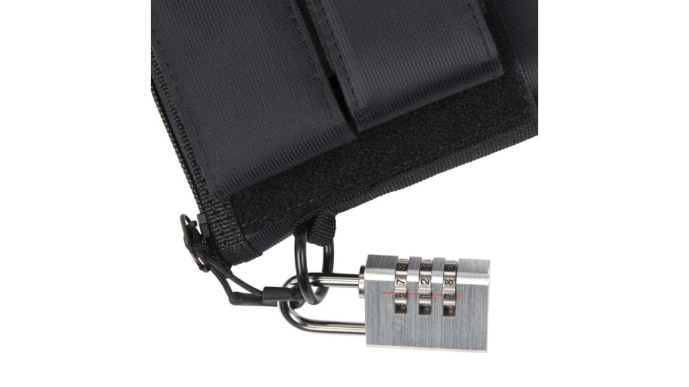 ALLEN 78-9 PISTOL CASE W/MAG POUCH FULLSIZE BLK