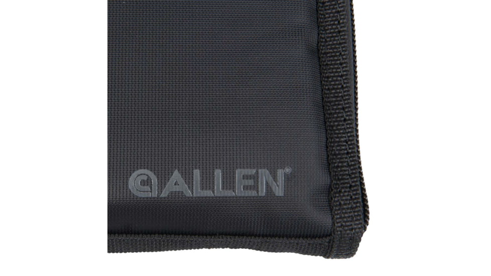ALLEN 78-9 PISTOL CASE W/MAG POUCH FULLSIZE BLK