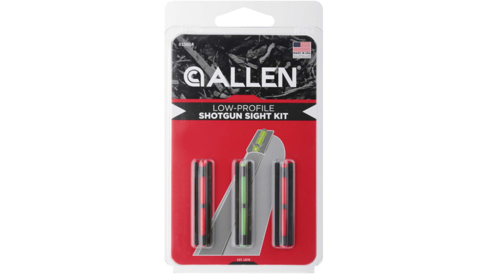 Allen 81568A Illuminated Front Sight Remington, Benelli Clamp On Green Red