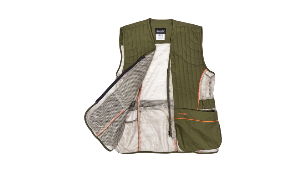 Allen Ace Ambidextrous Shooting Vest, Black, Extra Large/2XL, 22612
