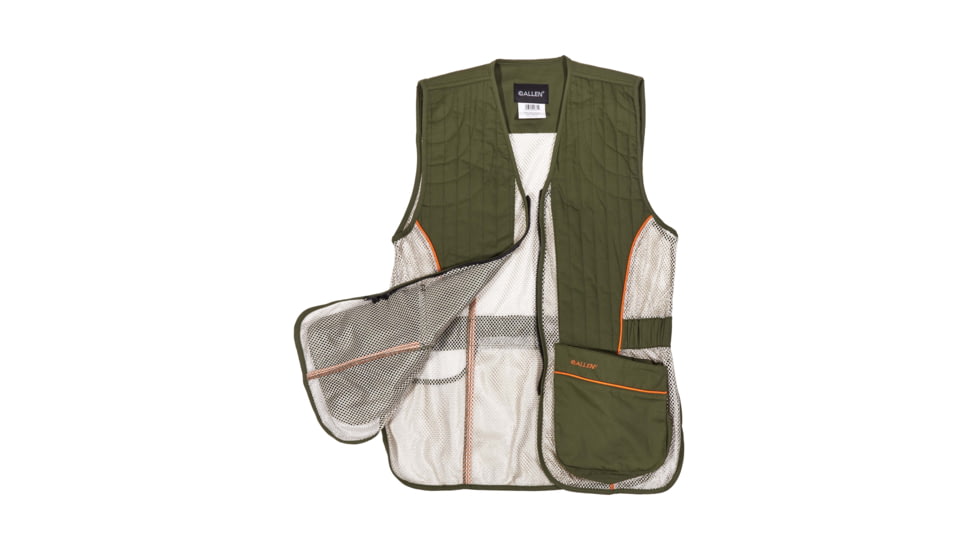 Allen Ace Ambidextrous Shooting Vest, Black, Medium/Large, 22611
