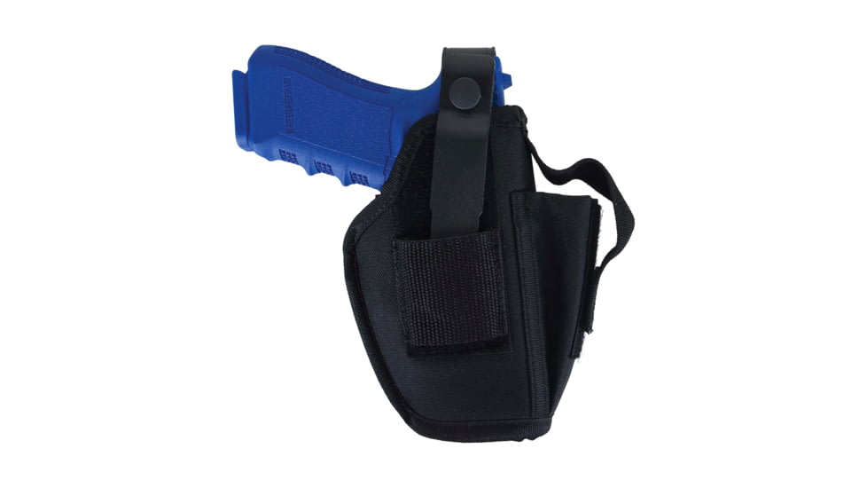 Allen Ambidextrous Hip Holster, Double Action Revolver, 3.25-Inch to 3.75-Inch, Black, Medium/Large, 44506