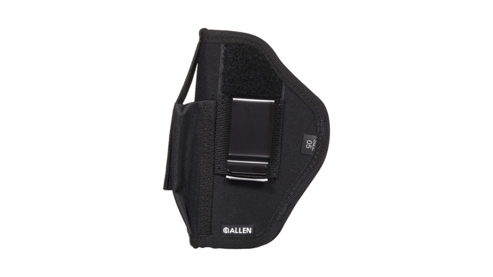 Allen Ambidextrous Hip Holster, Semi Automatic Handgun, 3.75-Inch to 4.5-Inch, Black, Large, 44505