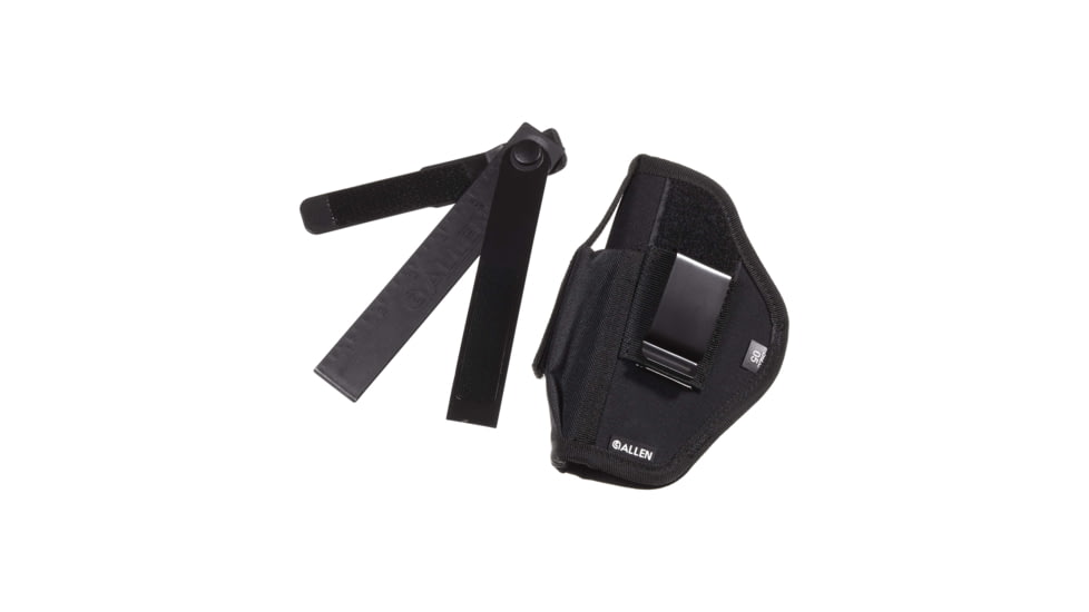 Allen Ambidextrous Hip Holster, Semi Automatic Handgun, 3.75-Inch to 4.5-Inch, Black, Large, 44505