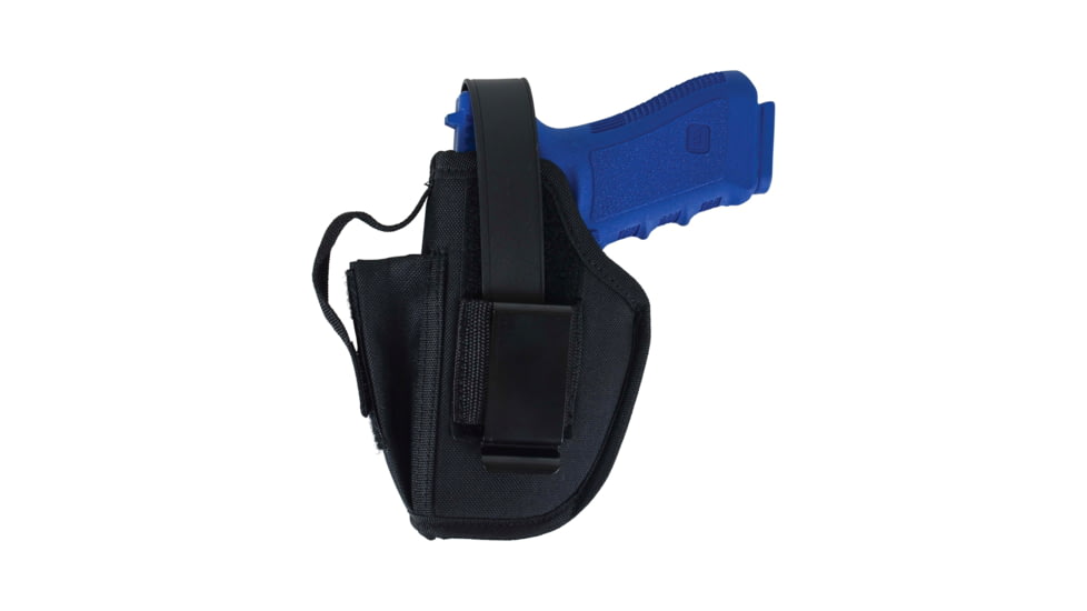 Allen Ambidextrous Hip Holster, Semi Automatic Handgun, 4.5-Inch to 5-Inch, Black, Large, 44503