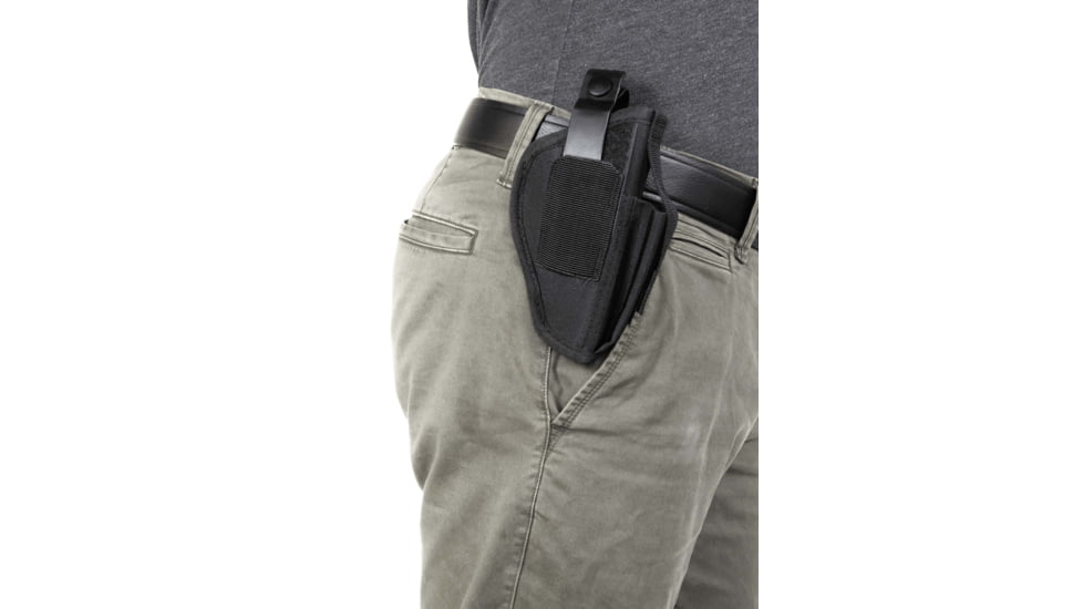 Allen Ambidextrous Hip Holster, Size Autos, Black, Medium, 44501