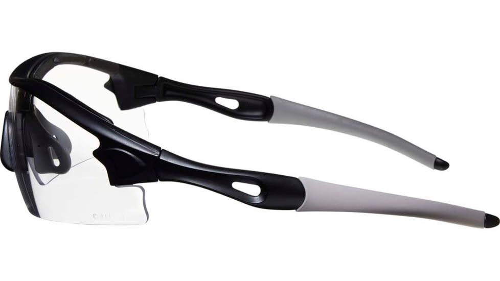 Allen Aspect Shooting Safety Glasses, Black/Gray Frame, Clear Lenses, One Size, 2380