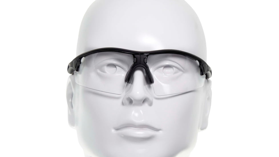 Allen Aspect Shooting Safety Glasses, Black/Gray Frame, Clear Lenses, One Size, 2380