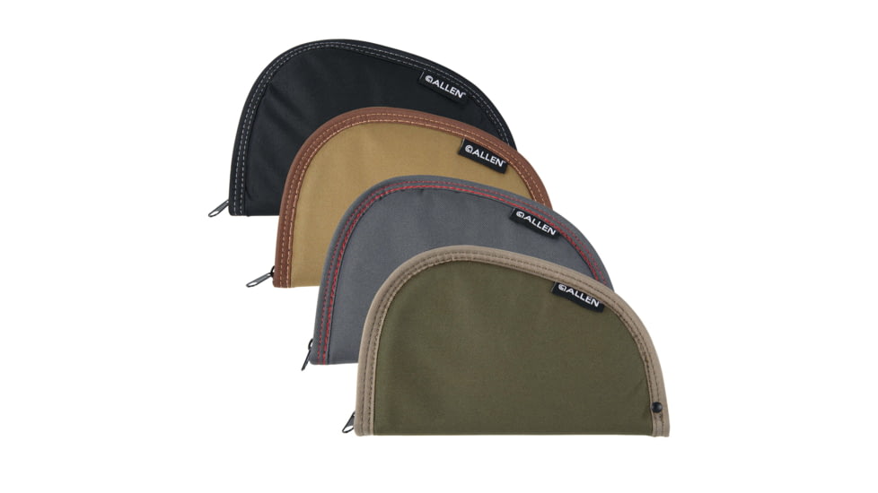 Allen Assorted Earth Tones Handgun Case, Earth Tone, 8in, 72-8